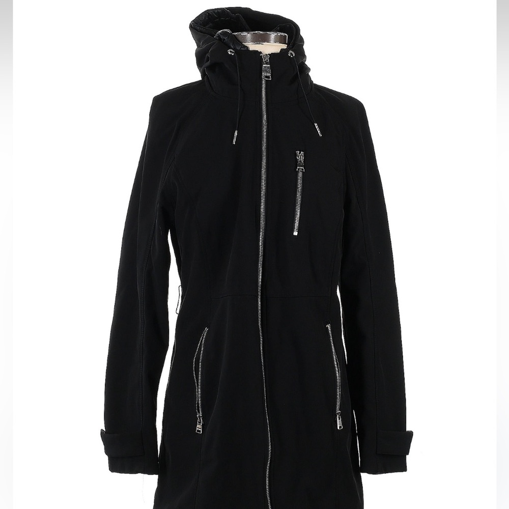 Calvin Klein Black Hooded Ski Jacket
